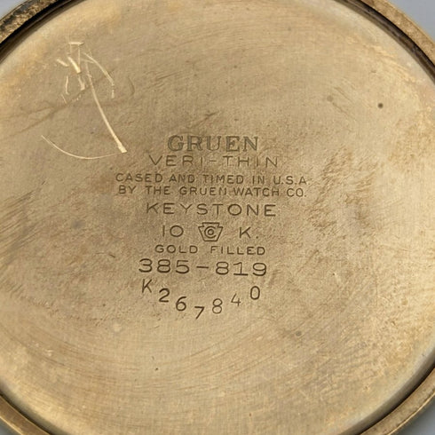 【翻新】美國復古格魯恩懷錶VERI-THIN帶折刀&艾伯特鏈條BOX